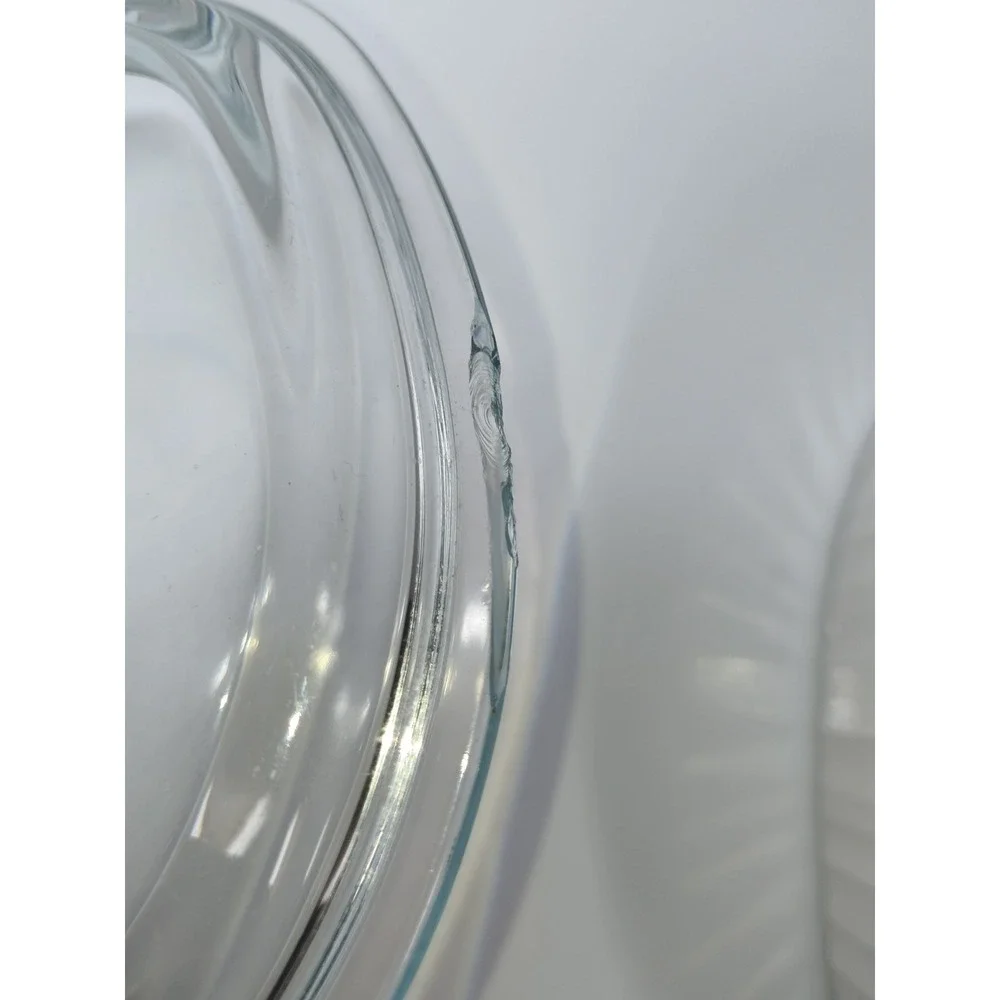 Corning Ware French White F-2-B 2.8 L 3 Q Casserole Baking Dish w Pyrex Lid